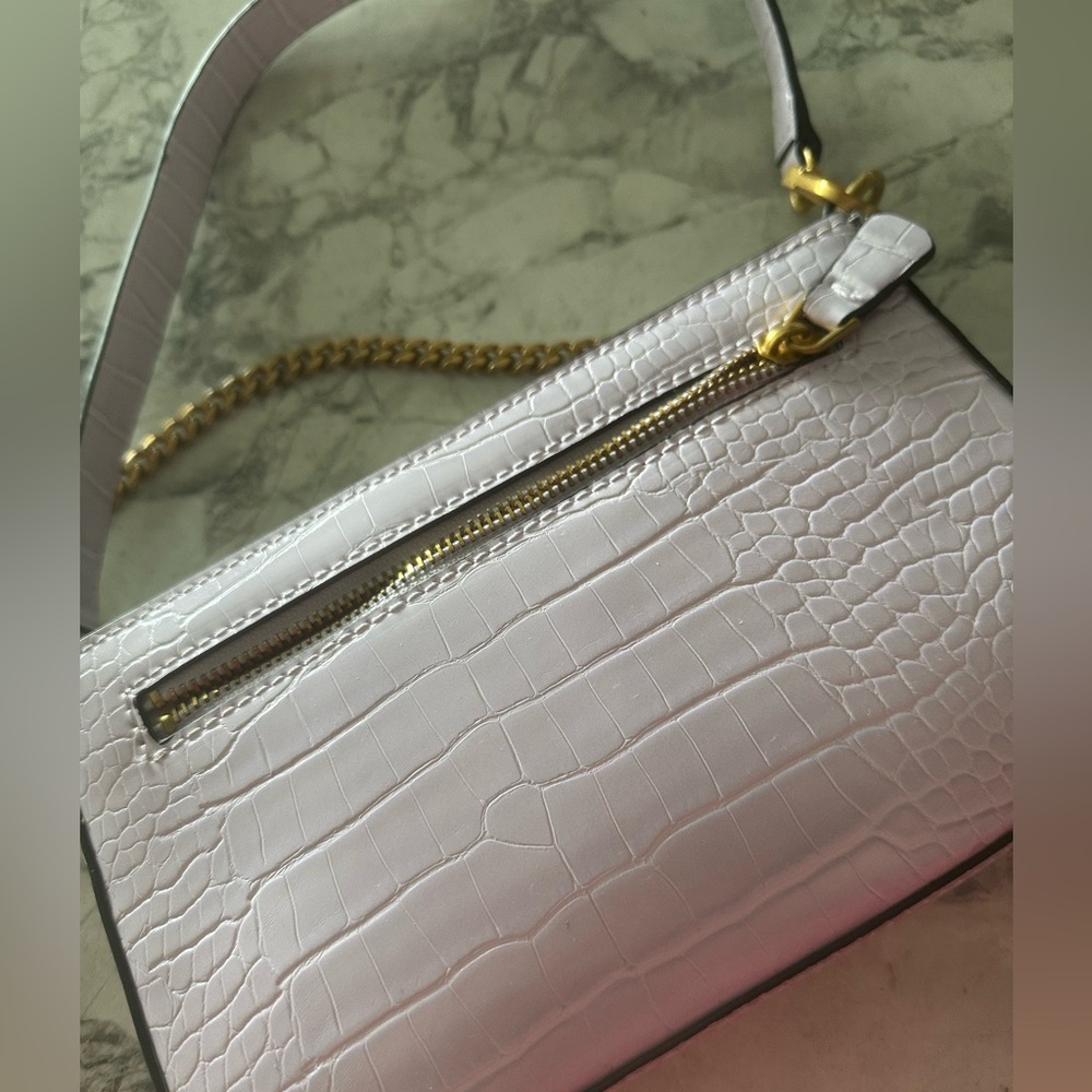 Guess Katey Mini Croc Shoulder Bag 💜 - Picture 3 of 5